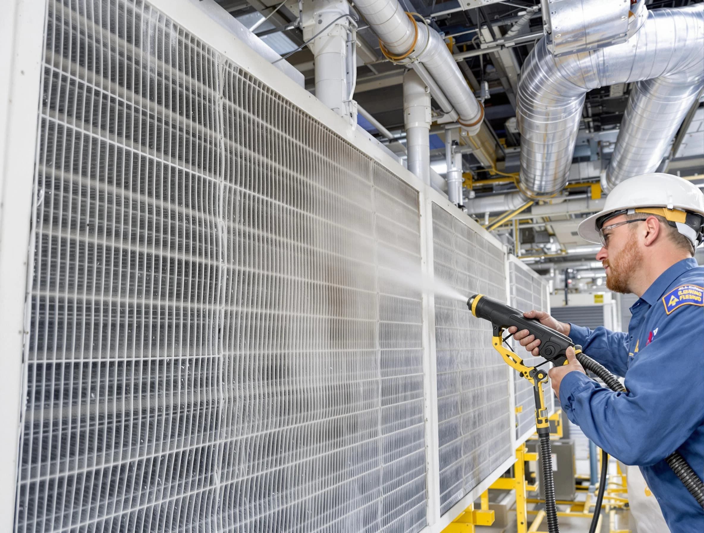 Professional commercial coil cleaning by Chelsea Air Duct Cleaning in Chelsea