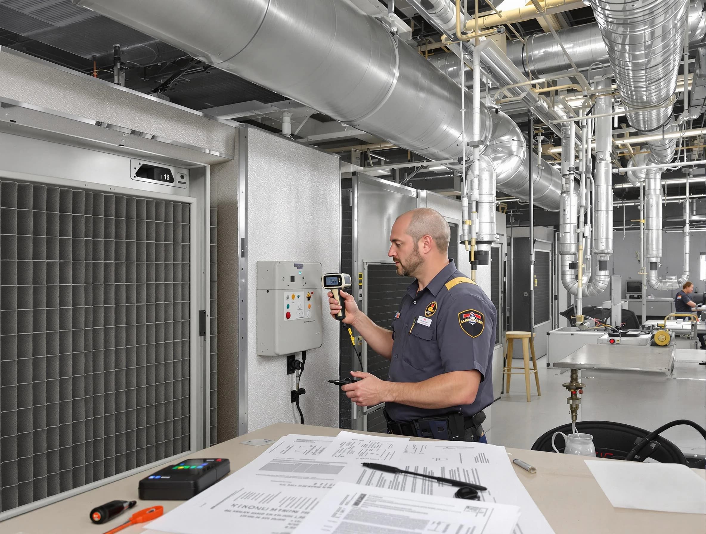 Professional filter system inspection by Chelsea Air Duct Cleaning in Chelsea