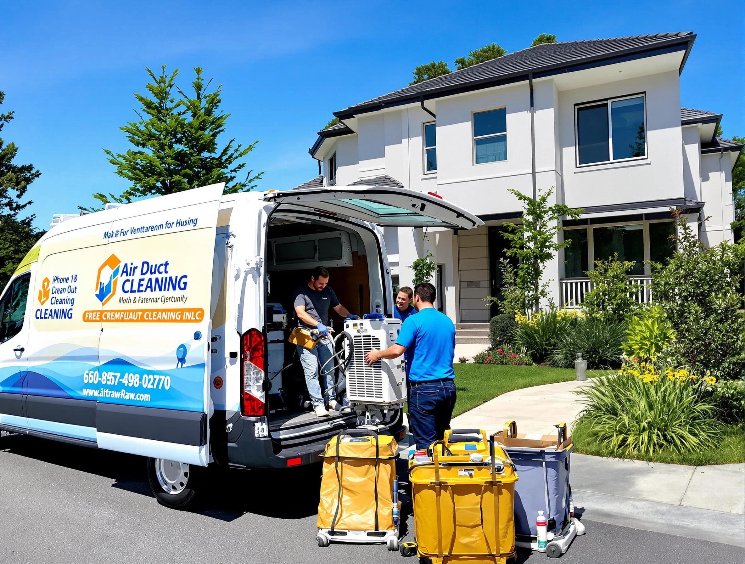 Chelsea Air Duct Cleaning technician performing professional air duct cleaning in Chelsea