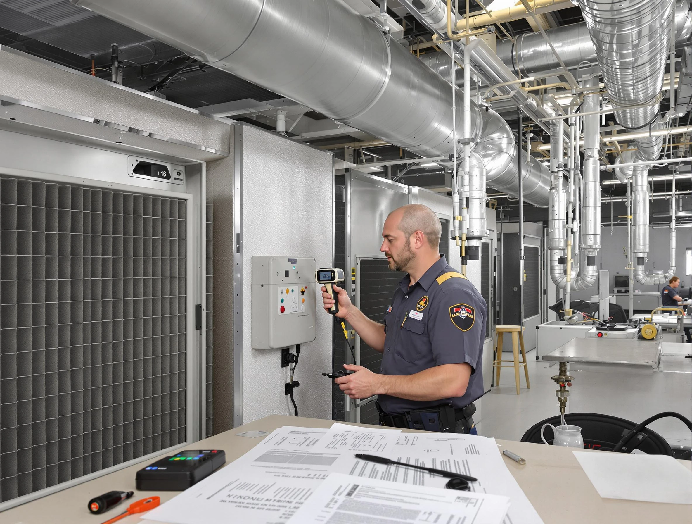 Professional filter system inspection by Chelsea Air Duct Cleaning in Chelsea